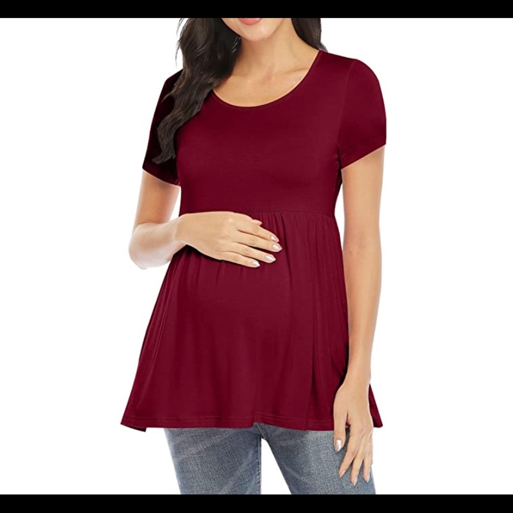 Posh glam maternity shirt